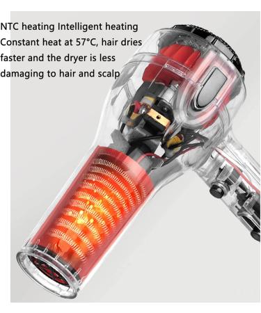 Hair Dryer Diffuser Hairdryer Hairdryers for Women Travel Blow Dryer Hair Dryers Lightweight High Power Hot and Cold Air Negative Ions 2000W (21X29cm Red) 21X29cm Red - Buy Online on GoSupps.com