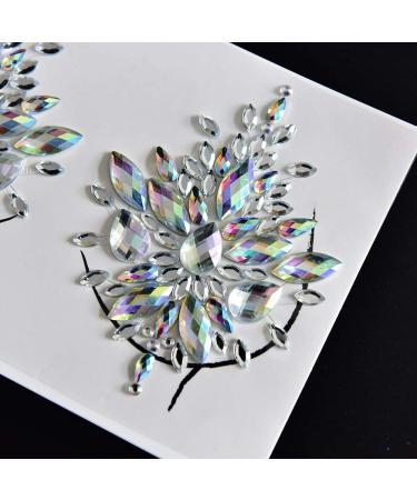 Mermaid Breast Gems Glitter Body Jewels Set - Festival Rhinestone Face & Body Jewelry - Buy Online on GoSupps.com