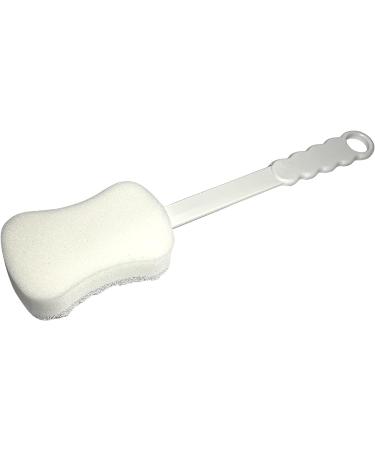 Long Handled Body & Back Scrubber - Exfoliating Bath Sponge for Men, Women, and Elderly - Wet/Dry Brushing Aid - Buy Online on GoSupps.com