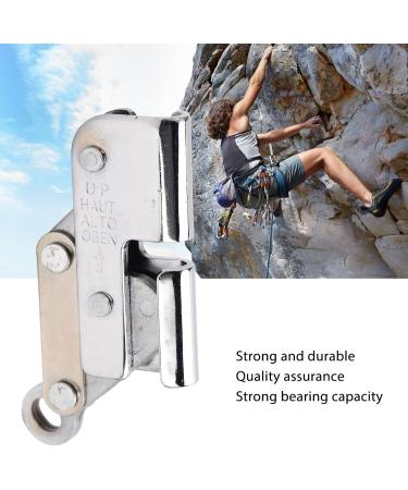 DPOFIRS Climbing Anti-Fall Rope Gripper | Self-Securing Alloyed Steel Gripper for Mountaineering Via Ferrata & Tree Care - Strong Load-Bearing Capacity - Buy Online on GoSupps.com