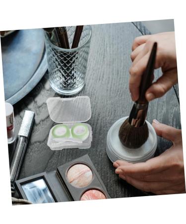 Partykindom 16 STK Contact Lens Container with Solution - Transparent Travel Accessory & Contacts Case - Buy Online on GoSupps.com