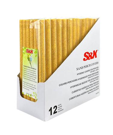 S&X Bird Cage Sand Perch Cover (Small Perch Cover 72 Pack) Small Perch Cover x 72 - Buy Online on GoSupps.com