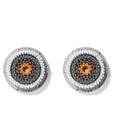 Clarisonic Men's Facial Cleansing Brush Head Replacement Compatible with Mia 1 Mia 2 Mia Fit Alpha Fit Smart Profile Uplift and Alpha Fit X 2 Count 2 Count (Pack of 1) - Buy Online on GoSupps.com