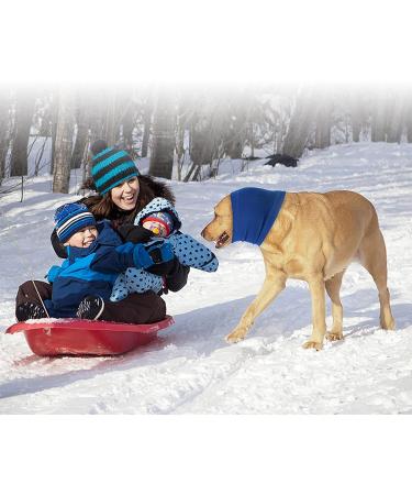 Blue M Dog Snood Cover for Noise Protection and Anxiety Relief - Pet Headwear for Grooming and Bathing - Buy Online on GoSupps.com
