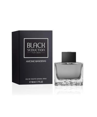 Antonio Banderas Seduction in Black Eau De Toilette Spray for Men 1.7 Ounce 1.7 Fl Oz (Pack of 1) - Buy Online on GoSupps.com