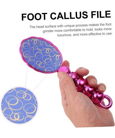 Beatifufu Glass Foot Rub Foot Scrubber Pedicure Tools Foot Sander Foot Filer Foot File Kit Foot Remover Foot Pedicure No Crease Hairpin Black Foot Peel Tool Heel Scraper Abs - Buy Online on GoSupps.com