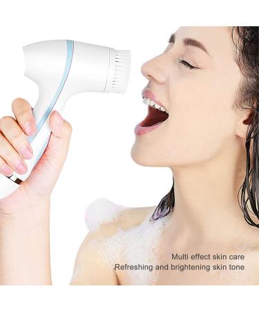 gernie Facial Cleansing Brush Soft Silicone Brush Head Electric Face Scrubber with 3 Cleanser Heads 360 Degree Rotation Waterproof Face Brush Set for Deep Cleaning for Women & Men gernieui5hor0a8w - Buy Online on GoSupps.com
