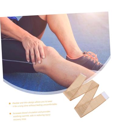 FRCOLOR Knee Pads - 2 Rolls Compression Support Brace for Dance & Fitness - Elastic Knee Cushion Sleeves with Nylon Straps for Sports - Buy Online on GoSupps.com