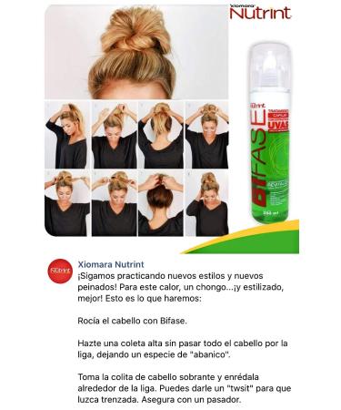 Xiomara Tratamiento Capilar BIFASE - Extracto de Uvas y Keratina para Desenredar Proteger y Humectar | Env o Internacional - Buy Online on GoSupps.com