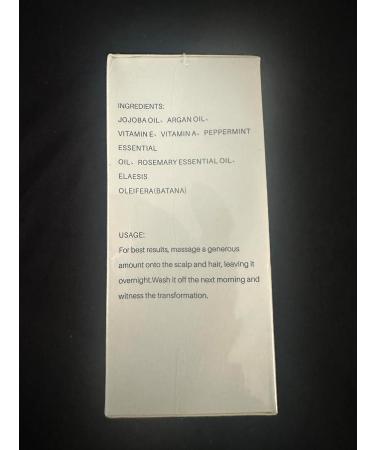 4 in 1 Hair Growth Oil | Rosemary Jojoba Argan & Batana - Herbal Hair Care Serum for Women & Men - 1 Fl Oz - Buy Online on GoSupps.com