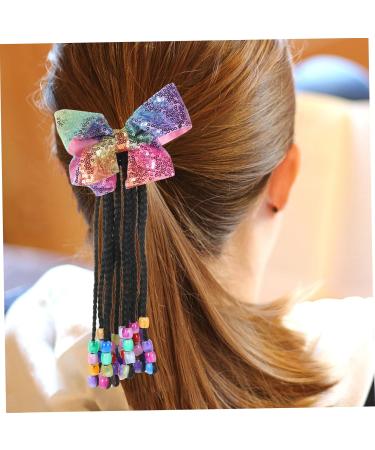 Toyvian Hair Accessories Women Hair Extensions Braiding Hair Colorful Hair Extension Hair Extensions Decoration Hair for Braiding Cosplay Hair Accessory Chemical Fiber Wig Ponytail Miss As Shown 03 29X16CM - Buy Online on GoSupps.com