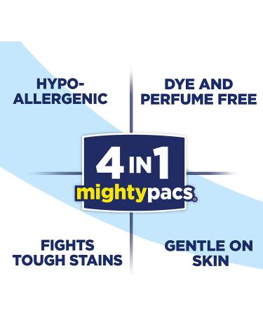 all Mighty Pacs Laundry Detergent Free Clear for Sensitive Skin - 134 Total Loads - 67 Count x 2 Pack - Buy Online on GoSupps.com