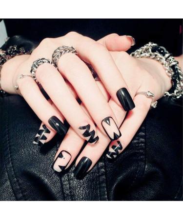 Buy Short French Style Artificial Fingernails - Full Cover Fake Nails with Glue for Stunning Nail Art - Buy Online on GoSupps.com