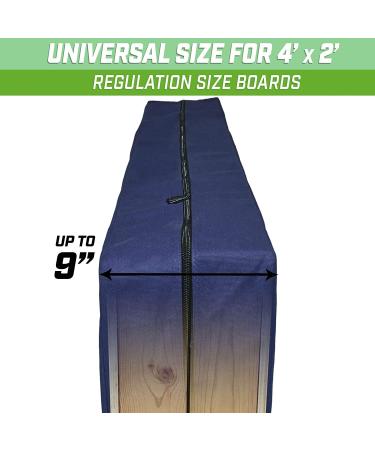 GoSports Canvas Cornhole Carrying Case - PRO Grade 4' x 2' Regulation Size - Navy Blue, Gray, or Natural Canvas - Buy Online on GoSupps.com