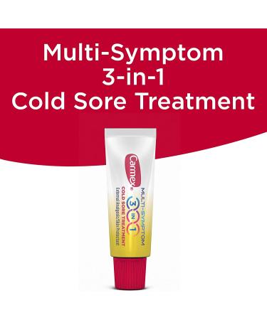 Carmex Multi-Symptom 3-in-1 Cold Sore Treatment - Pack of 2, 0.07 OZ Each - Buy Online on GoSupps.com