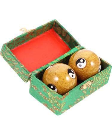 Solustre 8 STK Massage Globe & Hand Rolling Balls - Stress Relief Massage Devices for Adults - Metal Hand Massager Tool - Buy Online on GoSupps.com