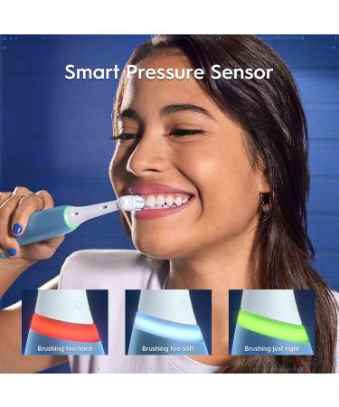 Oral-B My Way Kids Electric Toothbrush - Christmas Gift for Kids | 4 Modes, Teeth Whitening, 2 Toothbrush Heads | Ages 10+ | 2 Pin UK Plug - Grey - Buy Online on GoSupps.com
