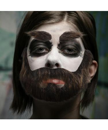 Beavorty 1 Set Beard Dress up Fake Whiskers Cosplay Prop Stage Cosplay Eyebrow Pirate Beard Brown Beard Plush - Buy Online on GoSupps.com