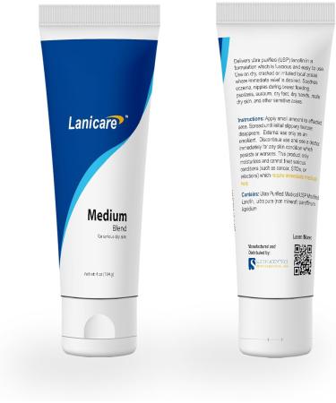 Buy Medium Blend Highly Spreadable Lanolin Concentrate 4 Oz - Ideal for Skin Care | International Shipping Available - Buy Online on GoSupps.com