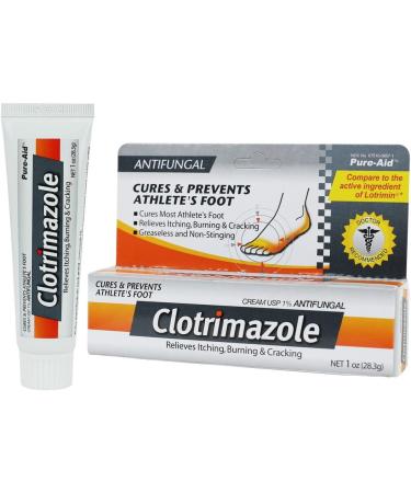 Clotrimazole Cream 1oz (2 Pack) - Effective Antifungal Treatment | Fast Worldwide Shipping - Buy Online on GoSupps.com