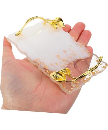  minkissy minkissy Nail Art Palette Resin Presentation Tray with Stand and Holder for Paint Nail Polish and Makeup - Buy Online on GoSupps.com