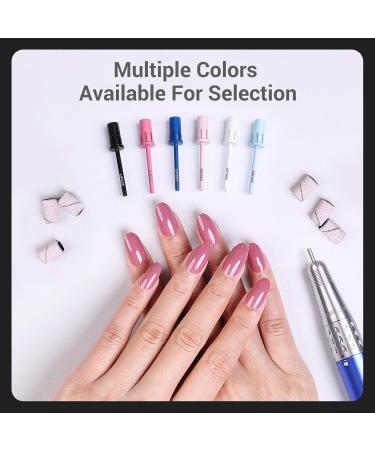 AIRSEE Nail Drill Mandrel Bit - Professional Stainless Steel Efile Head for Cuticle & Dead Skin Removal | Classic Black Acrylic Tip Manicure Tool - Buy Online on GoSupps.com