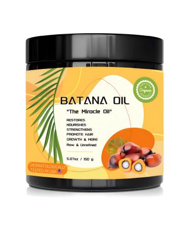Raw Batana Oil for Hair Growth | Organically Sourced from Honduras | Dr Sebi Approved | Prevents Hair Loss Eliminates Split Ends & Increases Shine | 5.07 oz Bronze