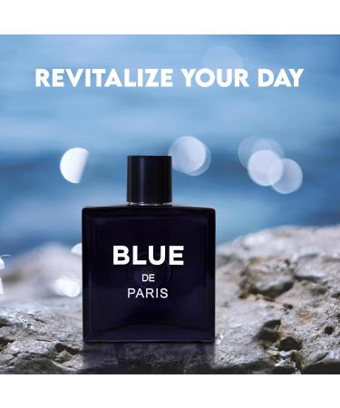 Blue De Paris Men Perfume Cologne for Men Natural Spray Masculine Scent Wonderful Fragrance Gift Eau De Parfum for Daily Use 3.4 Fluid Ounce Blue De Paris 3.4 Fl Oz (Pack of 1) - Buy Online on GoSupps.com