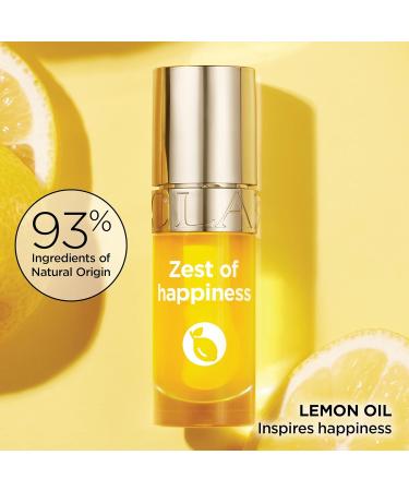 Clarins Limited Edition Lip Comfort Oil - Hydrating, Nourishing, and Protective | Sheer High Shine Finish | 93% Natural Ingredients | 3 Nourishing Plant Oils | Yellow Zest of Happiness - Buy Online on GoSupps.com