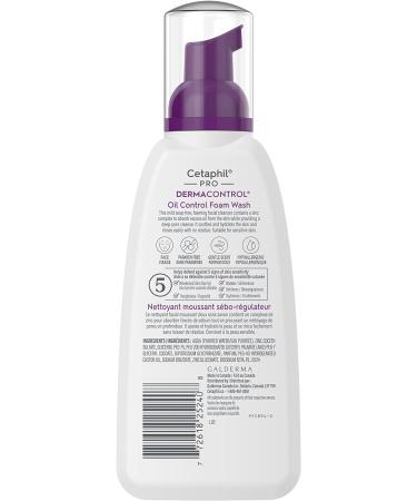 Cetaphil PRO DermaControl Oil Control Foam Wash With Zinc Complex For Oily Blemish-Prone and Sensitive Skin - Matte Finish - Dermatologist Recommended 236ml Oil Foam Wash (236ml) - Buy Online on GoSupps.com