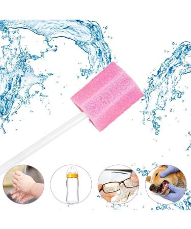 100 Pcs Oral Swabs Mouth Swabs Sponge for End of Life Care Oral Care Sponge Swab Swab Dental Stick Disposable Mouth Cleaning Sponge Swab Tooth Cleaning Tool Foam Swab Sticks for Oral Care(Pink) - Buy Online on GoSupps.com