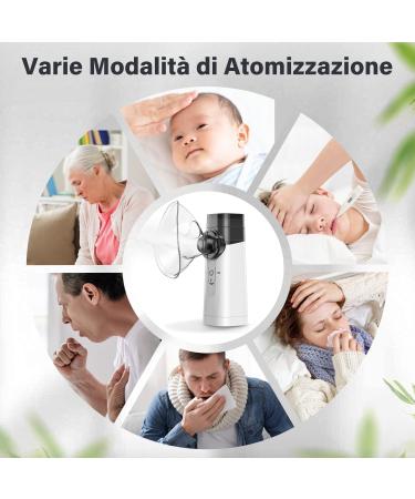 Portable Inhalation Device Set | Noiseless Treatment for Respiratory Diseases | Child & Adult Inhalator Venerbler - Buy Online on GoSupps.com