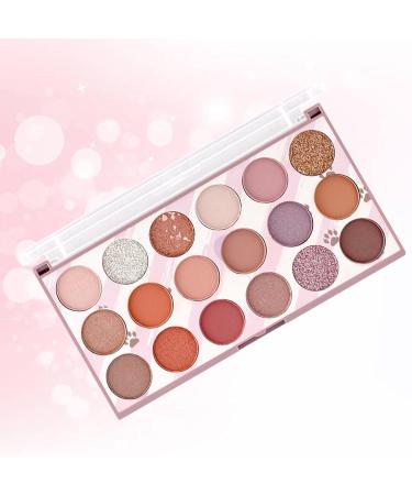 Makeup Eye Shadows - 18 Colors Waterproof Cosmetics Highly Pigmented Eye Makeup Natural Velvet Colour for Make Up Fans Sillervan 1 count (Pack of 1) - Buy Online on GoSupps.com