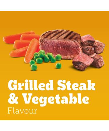 Pedigree Marrobites Adult Dry Dog Food Grilled Steak & Vegetable Flavour 13.6kg Bag - Buy Online on GoSupps.com