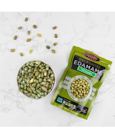 Seapoint Farms Dry Roasted Edamame Wasabi Pouches 3.5 oz 3 pk - Buy Online on GoSupps.com