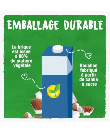 BJORG - Boisson Coco Sans Sucres - Boisson V g tale Bio - Pauvre En mati res grasses - 1 L x 6 Sans Sucres x6 - Buy Online on GoSupps.com