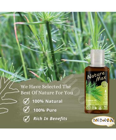 bonballoon Nature Max Cyperus Oil Natural Cold Pressed Undiluted Premium Pure For Skin Care Halal (1 Pack 2.70 oz / 80 ml)  - Buy Online on GoSupps.com