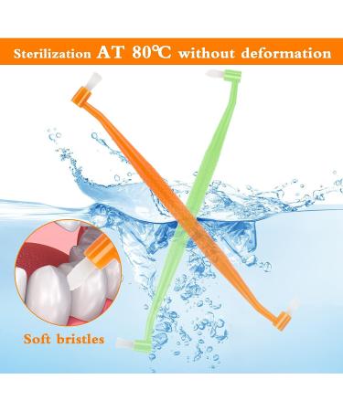 Ouligay 4PCS Double-Ended Interspace Orthodontic Toothbrush Set for Detail Cleaning - Buy Online on GoSupps.com