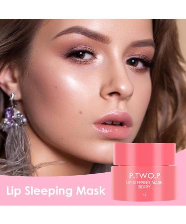 Lip Plumping Mask | Lip Balm Sleeping Mask for Dry and Cracked Lips Softens and Moisturizes Your Lips Skin Care Oils Repairs Lip Wrinkles Rianpesn - Buy Online on GoSupps.com