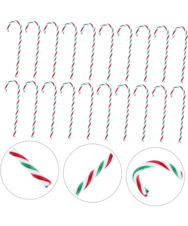 Zerodeko 150 Pcs Simulated Candy Cane Christmas Pendants Sugar Candy Canes Hanging Cane Ornaments Plastic - Buy Online on GoSupps.com