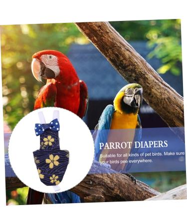 BCOATH Parrot Diaper - Reusable Bird Flying Suit & Nappies for Parakeets & Cockatiels | Perfect Flight Costume & Pee Pad - Buy Online on GoSupps.com