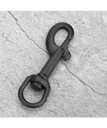 Premium Stainless Steel Bolt Snap Diving Hook - Vertebral Carabiner & Scuba Accessories Kit - 75mm Black - Buy Online on GoSupps.com