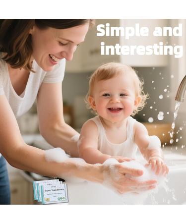 Paper Soap Sheets for Hand Washing - (300 Sheets) Portable Dissolvable Mini Travel Soap for Camping Hiking Outdoor Adventures - Large Size Hand Soap Sheet(Various Pack) Aloe/Rose/Unscented - Buy Online on GoSupps.com
