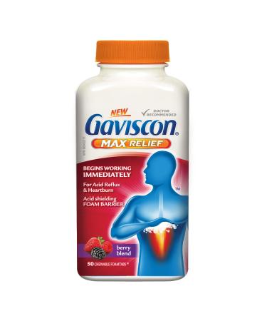 Gaviscon Max Berry Tablet 50 Count