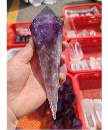 Crystal Tower Natural Amethyst Quartz Cluster Crystal Rod Point Specimen Scepter Power Gemstone Stone Collection (Size : 200-280g) - Buy Online on GoSupps.com
