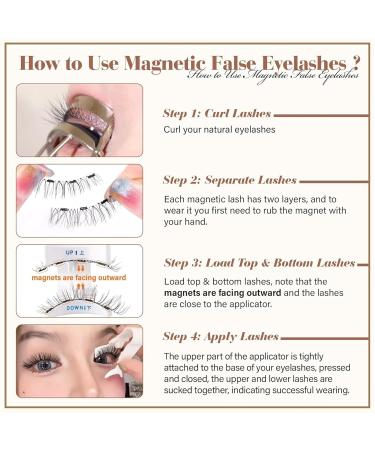 Beeto Lumentes Magnetic Eyelashes - Reusable & Glue-Free for a Natural Look | KS02-4 - Buy Online on GoSupps.com
