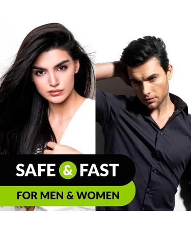 Super Eazzy Hair Colour Shampoo | 5-Minute Root Hair Dye Kit for Men & Women | No Parabens Ammonia Sulfates | Pack of 10 - Black - Buy Online on GoSupps.com
