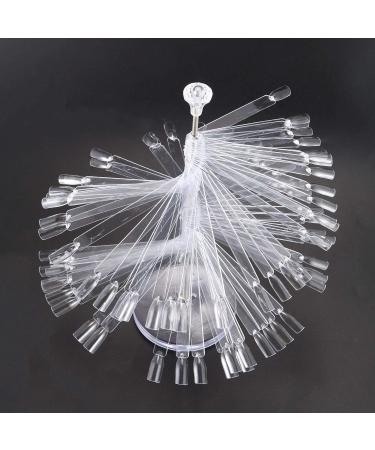 Evarbuild Fan Shape Display Stand Holder for 120pc Nail Art Polish Board Tips Stick - Buy Online on GoSupps.com