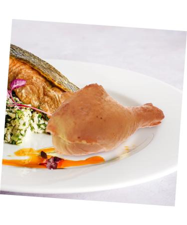 Abaodam 2pcs Simulated Food Chicken Drumsticks Prop Fried Chicken Decked Leg Fake Chicken Artificial Food Model Real Looking Food Fake Food Model Food Decor Pvc Chicken Wings Chicken Thigh 11x5.6cmx2pcs 1 - Buy Online on GoSupps.com