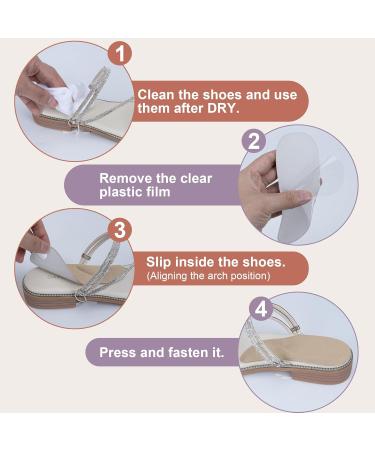 Arch Support Inserts for Plantar Fasciitis Relief | Gel Heel Cushions & Insoles for Men & Women - Buy Online on GoSupps.com